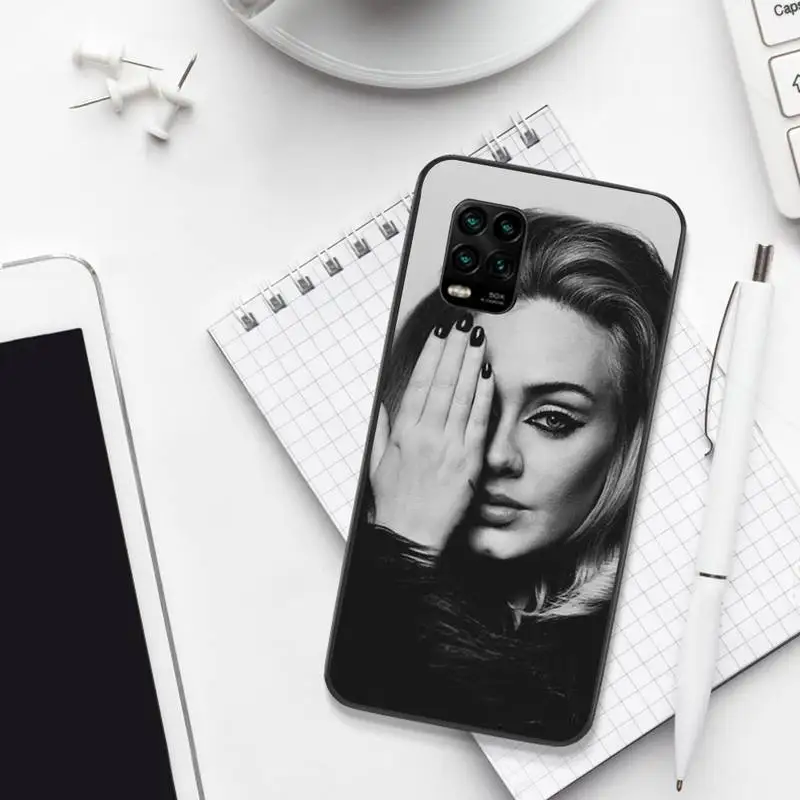 

Adele Black Soft Phone Cases For Xiaomi 8 9 Se 10 10pro Note 2 3 10 MIX2 S MAX2 3 F1 5X