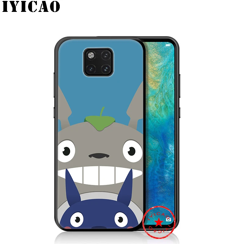 IYICAO Мой сосед Тоторо мягкий чехол для huawei P30 P20 P10 P9 P8 2017 2016 2015 P Smart Z Plus 2019 mate 20 10 Lite Pro