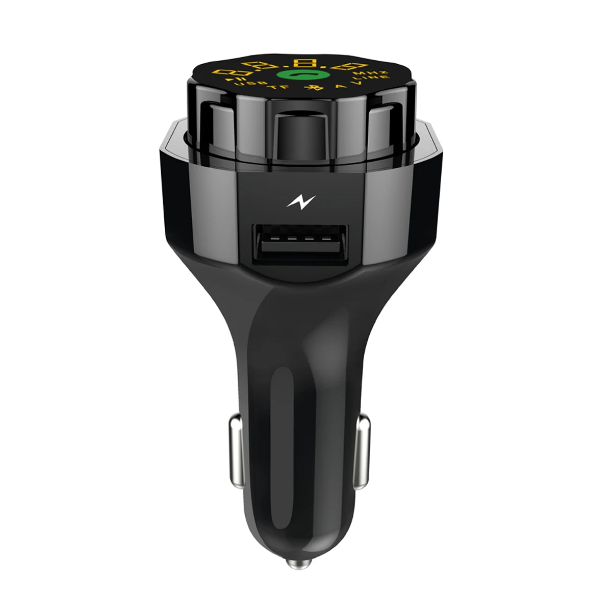 Black Быстрое Автомобильное зарядное устройство AP06 QC3.0, беспроводной Bluetooth fm-передатчик, mp3-плеер, автомобильный комплект громкой связи с двумя портами USB и AUX - Название цвета: Black