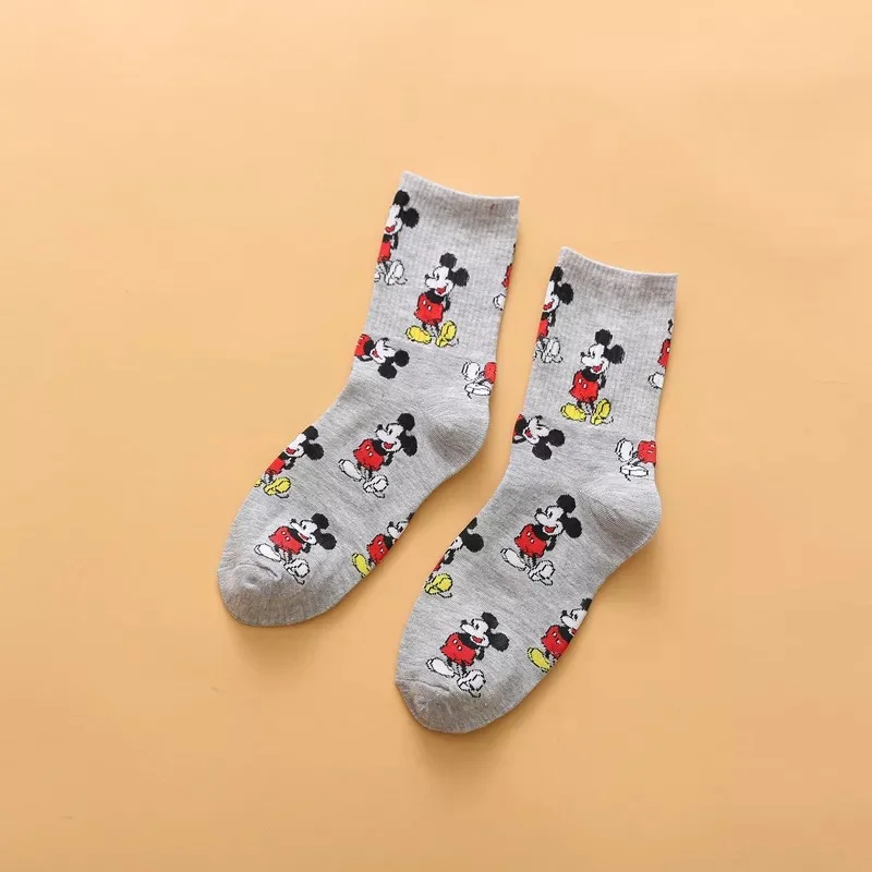 3 Носки с Микки Маусом в Корейском стиле; модная новинка; теплые носки с Микки Маусом; сезон 4 года; удобные дышащие хлопковые носки - Цвет: 3