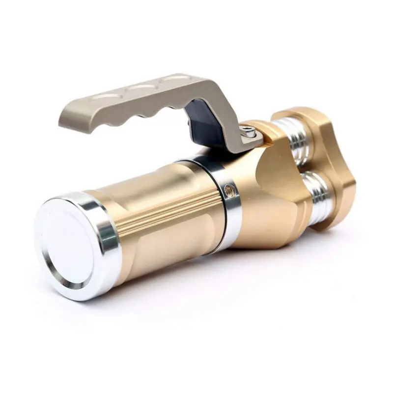 Водонепроницаемый перезаряжаемый светодиодный фонарик с прожектором 3T6 Gold |