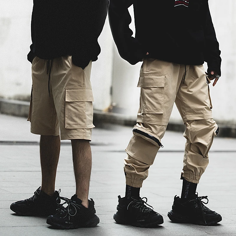 FUGOISM мужские боковые накладные карманы шаровары 2019 хип хоп повседневные