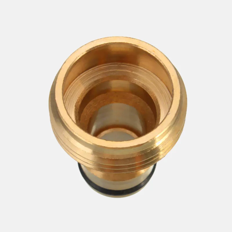 23 мм золотистыми латунными зубцами и резьбовой соединитель для садовой воды