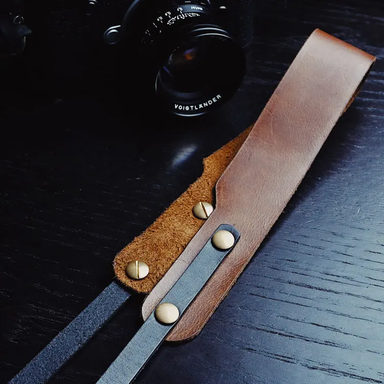 Наплечный ремень для камеры Leica Fujifilm Sony в классическом ретро стиле из натуральной
