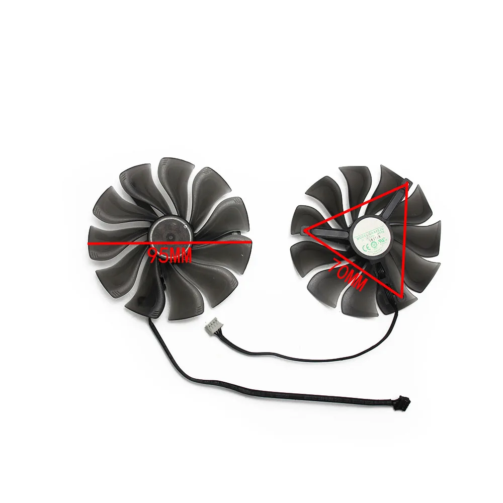 95 мм GAA8S2U 4Pin для графической карты Palit GeForce RTX 2060 2070 SUPER GRP GameRock вентилятор|Кулеры и