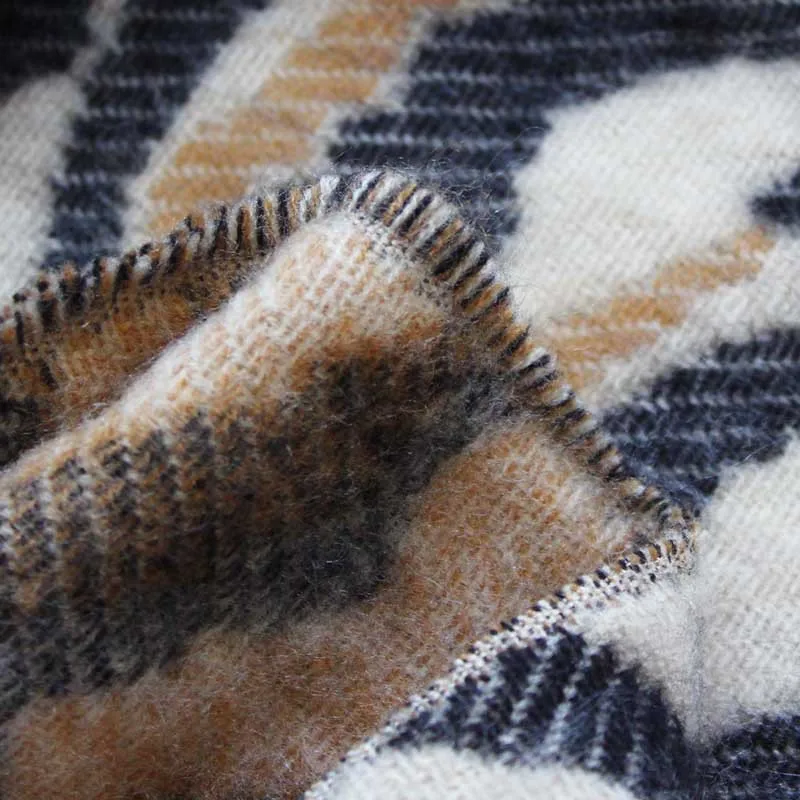 Новинка кашемировый шарф с принтом цвет плед Cachecol Foulard женский хиджаб с бахромой кашемировый палантин пончо Леопардовый принт