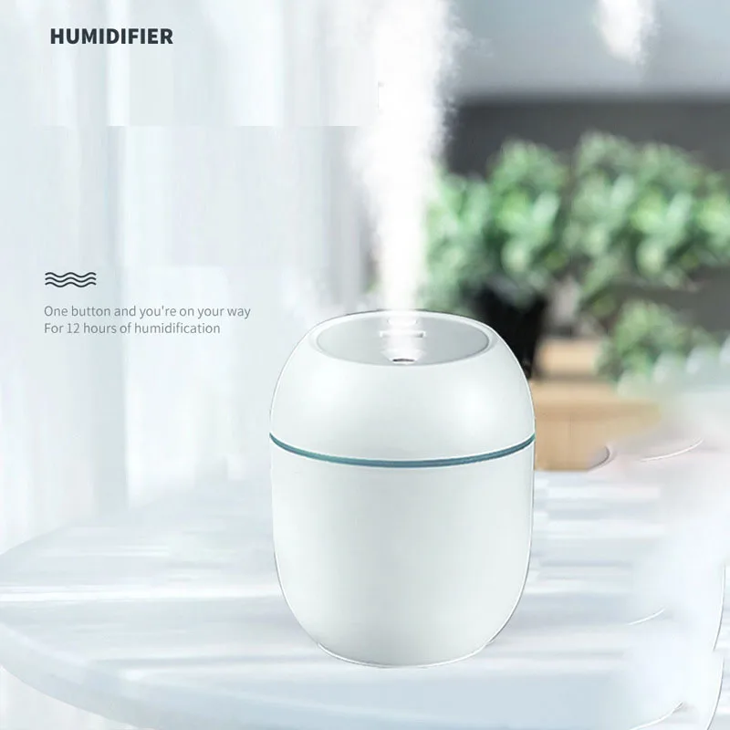

2021 NEW 1PC Mini Air Humidifier 250ML Aroma Essential Oil Diffuser Super Quiet USB Fogger Mist Maker For Home Car Air Freshener