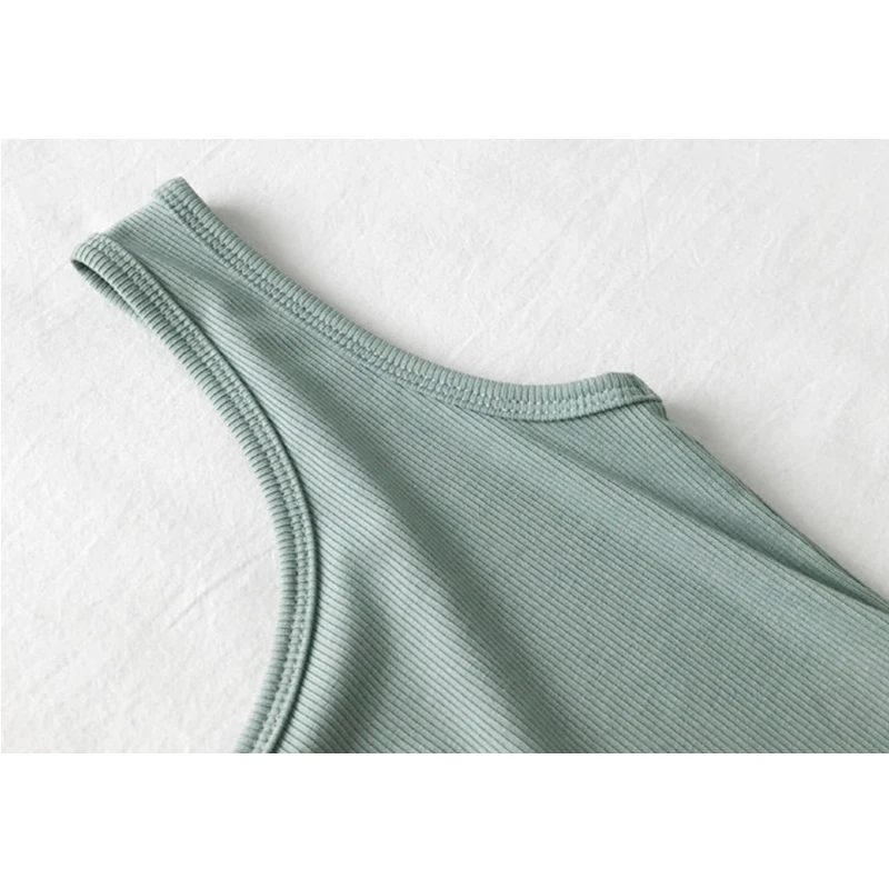 

Top Womens 2021 Summer Spaghetti Strap Bodycon Tanks Sheath Sexy Streetwear Egirl Camisole Party Club Bar Tide Solid Retro Camis