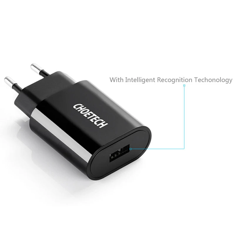 CHOETECH 12 Вт дорожное USB зарядное устройство для мобильного телефона настенное зарядное устройство адаптер для iPhone XS XR Зарядка для samsung S9 для Huawi Xiaomi Mi 8