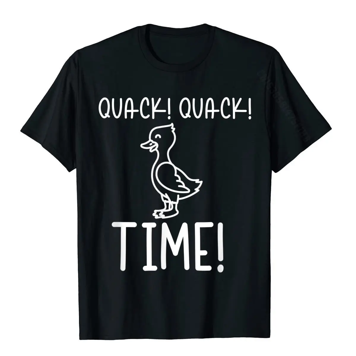 Duck Quack Quack Time T-Shirt On Sale Birthday T Shirts Cotton Young Tops Shirt Birthday