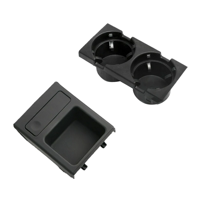 Черный стиль автомобильный держатель для центральной консоли монет коробка