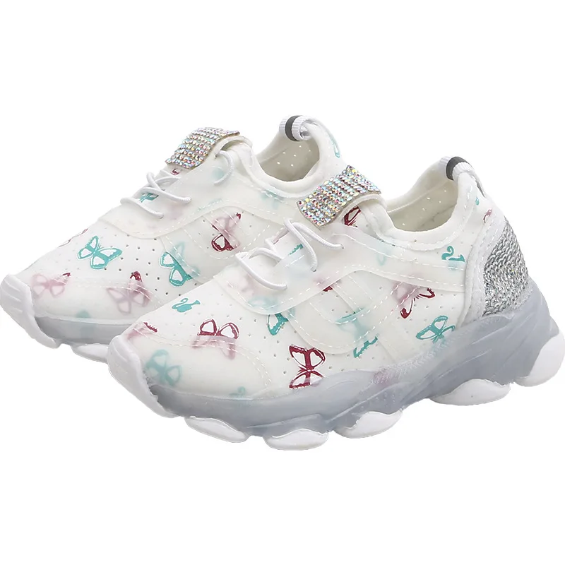 

Spring and autumn baby light shoes casual light shining girls sneakers boys sports luminous shoes