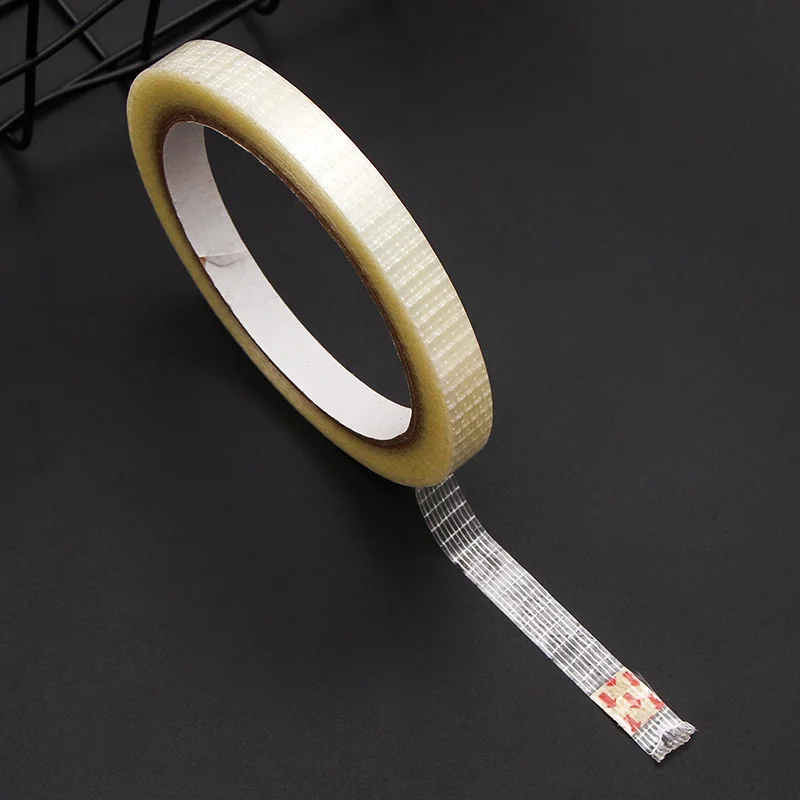Стекловолоконная лента прозрачная сетка из волокна лента Ширина 10/15/20/25/30/35 мм Длина 20 м крепкая лента с односторонним покрытием