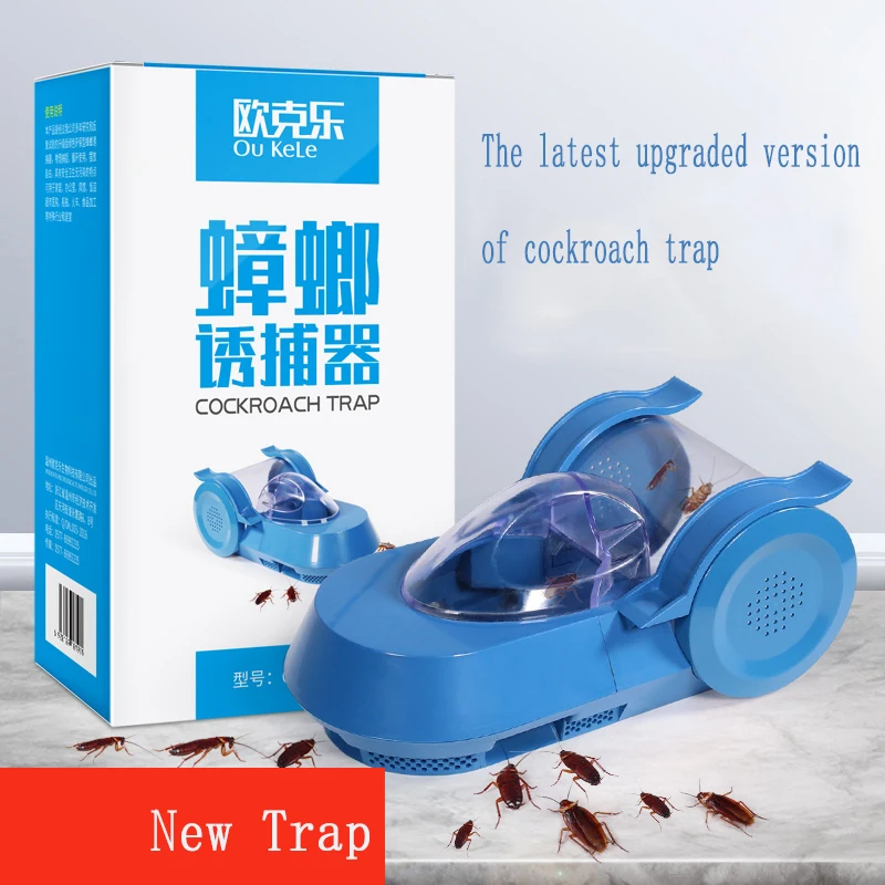 

Upgrade Effective Cockroach Traps Box Reusable Cockroach Bug Roach Catcher Cockroach Killer Bait Traps Pesticide For Kitchen