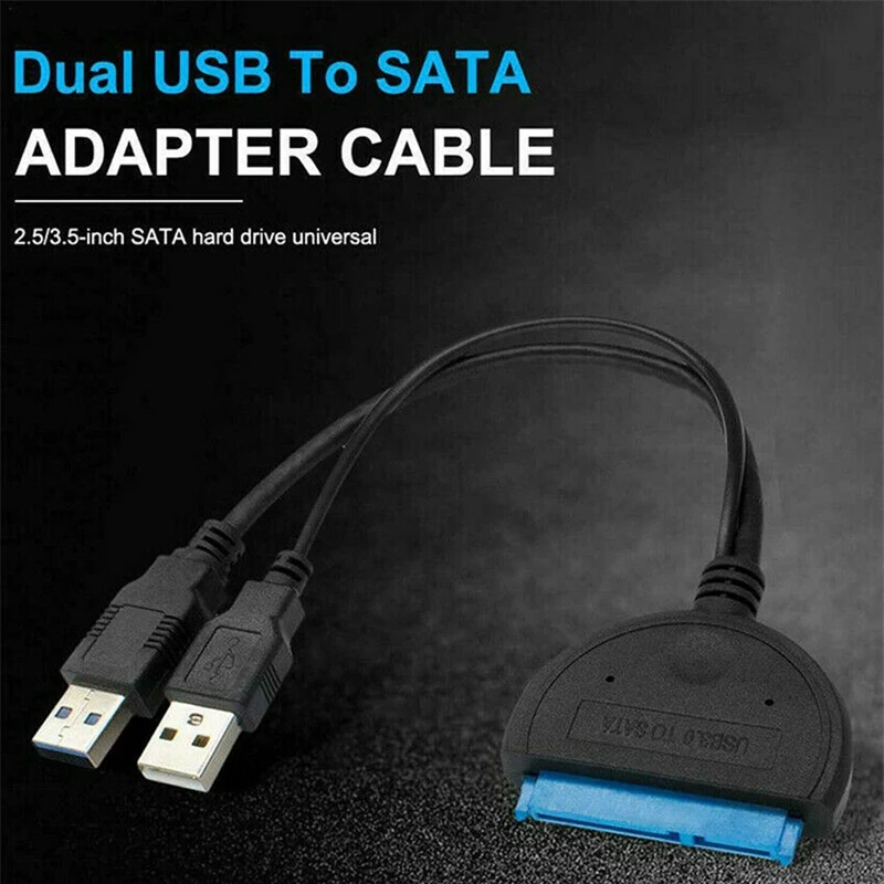 

USB3.0+2.0 to SATA Adapter Cable 2.5-Inch Hard Drive Adapter Cable Hard Drive Adapter Cable