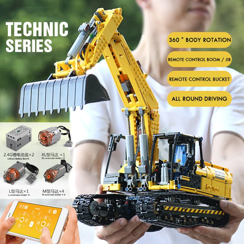 Форма KING 13112 Technic моторизованный экскаватор грузовик Ссылка ремень 250X3 PF версия