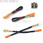 Передний и задний поворотный сигнал OEM, жгут проводов, соединители, переходник, вилка для Kawasaki Z125 Z250 Z650 Z800 Ninja ZX Honda CBR600F4 VTR