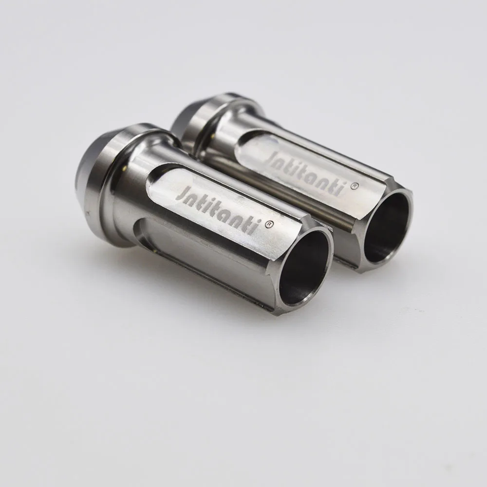 Серебряная конусная гайка M12 * 1 25*45 для сиденья Gr5 титановая Противоугонная с