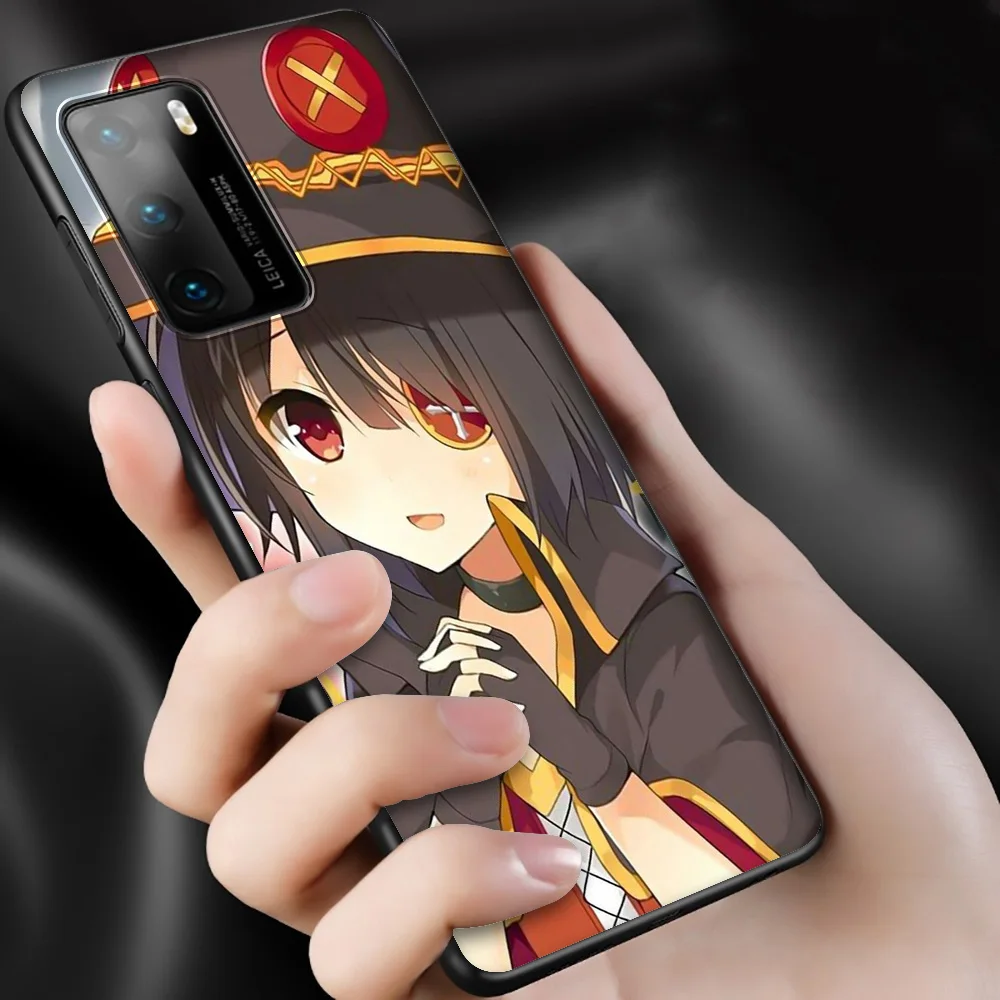 WEBBEDEPP аниме KonoSuba Megumin TPU мягкий чехол для Huawei P8 P9 P10 P20 P30 Y5 Y6 Y7 Y9 P smart Lite Pro Prime Mini |