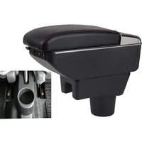arm rest for mitsubishi mirage space star armrest box center console central store content box with cup holder ashtray with usb