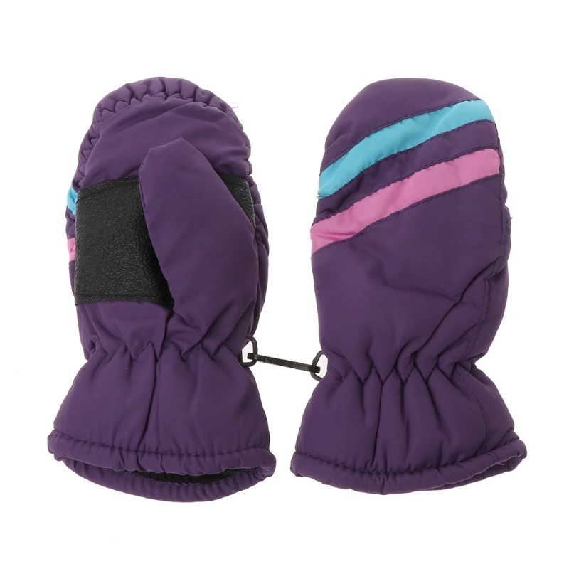 

2-5y Baby Mitten Winter Kids Boys Girls Outdoor Warm Gloves Waterproof Windproof