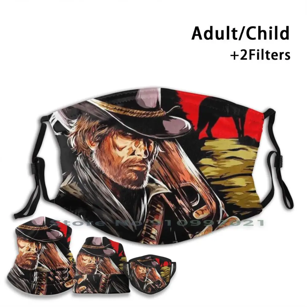 

Redemption Reusable Mouth Face Mask With Filters For Child Adult Redemption Redemption 2 Rdr2 Arthur Morgan Cowboy Redemption