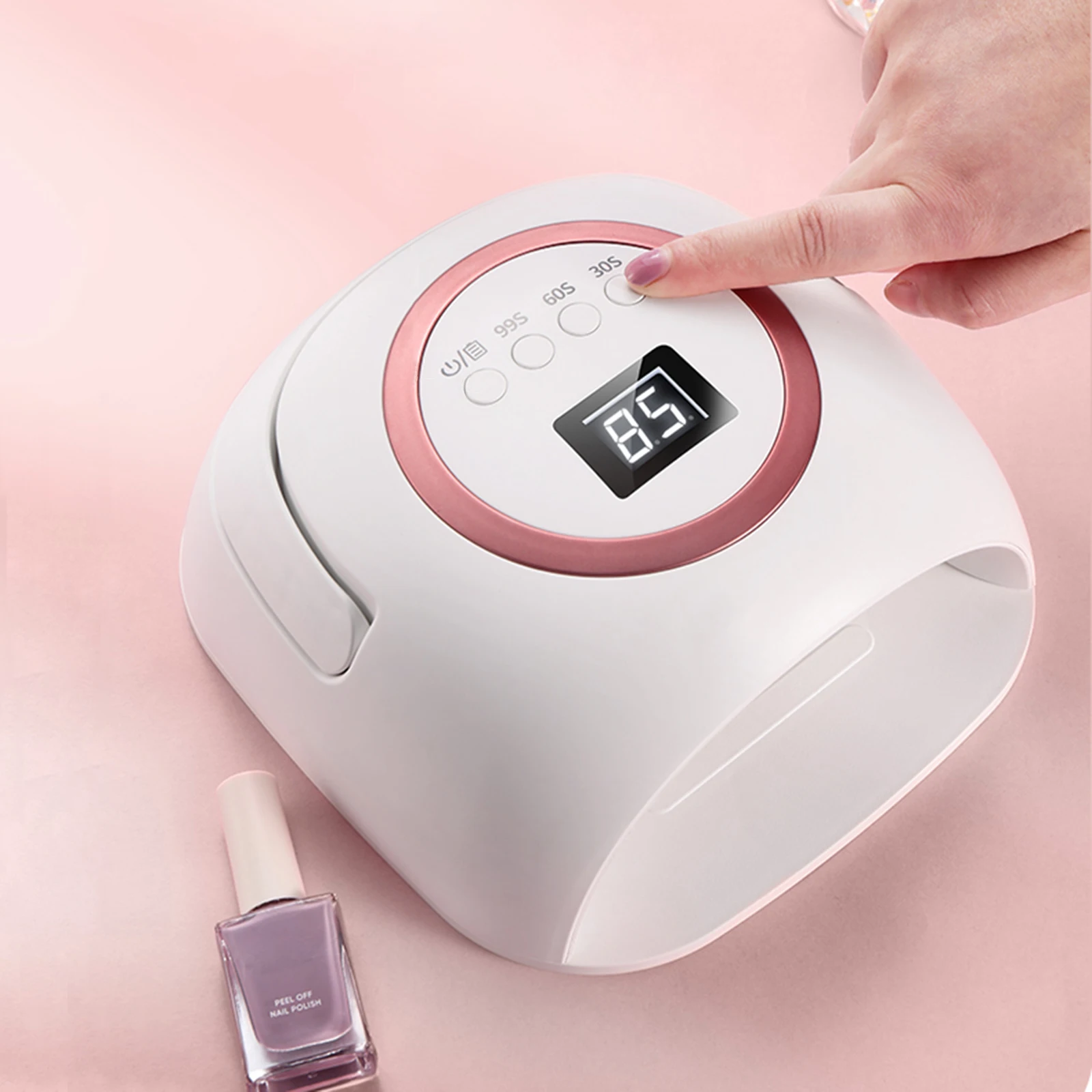 S40 72 Вт портативный УФ-лампа для ногтей светодиодный дисплей Сушилка 4 таймера