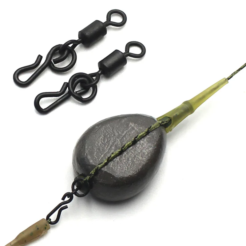 

20 шт., поворотный Вертлюг для ловли карпа, аксессуары для снаряжения