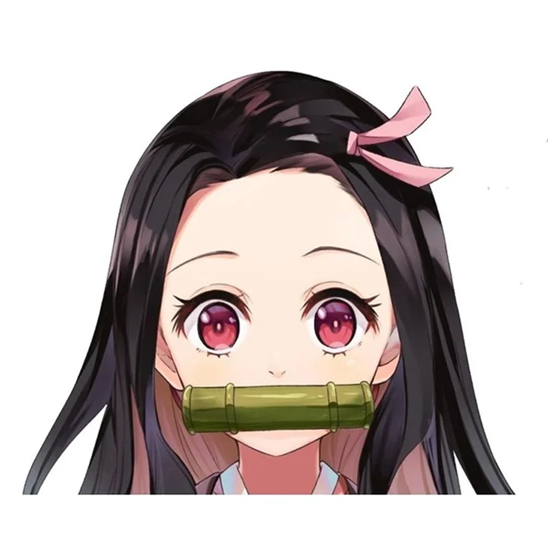 

Funny Demon Slayer INOSUKE HASHIBIRA Fight Me Anime Peeking Car Sticker Bumper Motorcycle Helmet Decal Vinyl Waterproof PVC