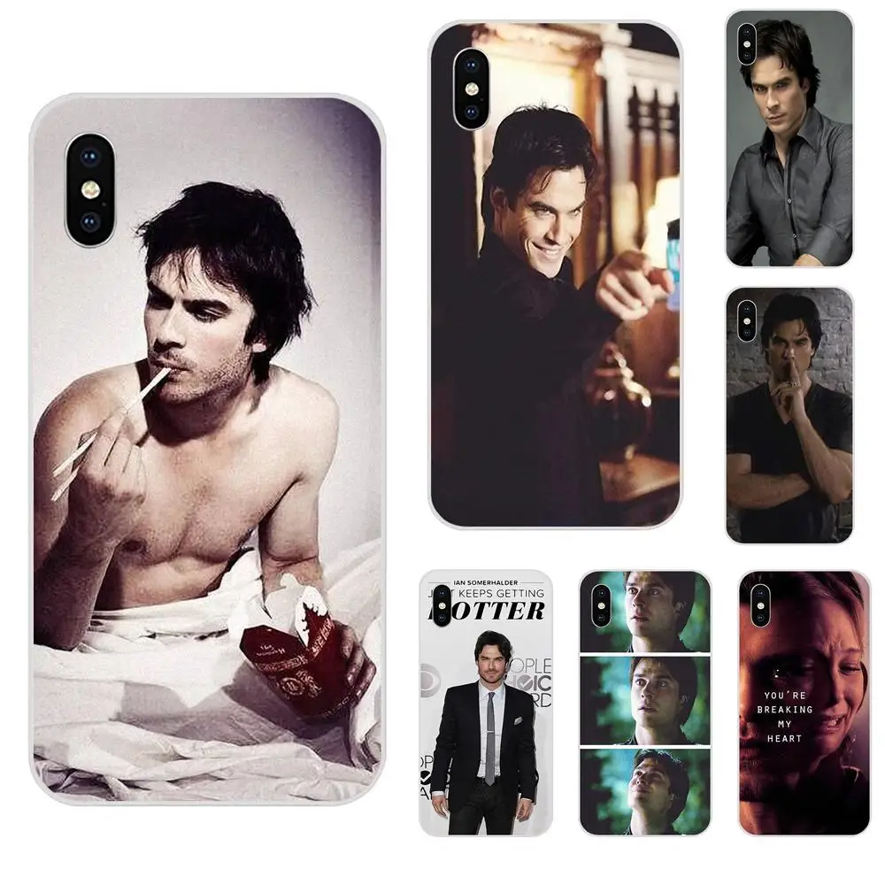 Дневники вампира Деймона милые мягкие чехлы для htc Desire 530 626 628 630 816 820 830 один A9 M7 M8 M9
