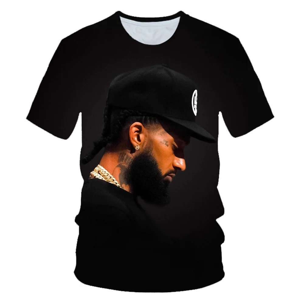 

Nipsey Hussle 3D Print T-shirt Rapper Hip Hop Streetwear T Shirt Men Women Casual Fashion O-Neck Tees Tops Harajuku Male Tshirt