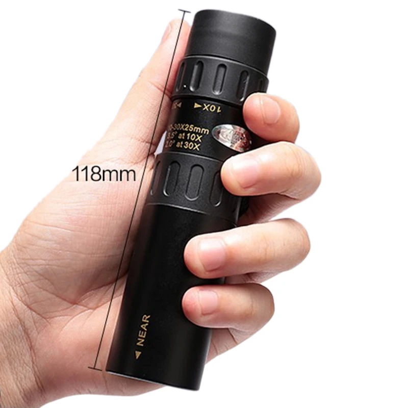 

Bifocal Mini Portable Monocular Binoculars 10-90x25 Diurnal Telescope Telescopic Zoom Adjustable For Hunting Camping Hiking