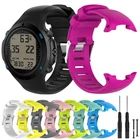 Ремешок силиконовый для suunto d4i, сменный спортивный браслет для SUUNTO D4 D4i Novo, подводные компьютерные часы с инструментом