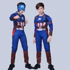 Детский костюм Халка, Человека-паука, Железного человека, Венома, Дэдпула, маски Мстителей для мальчиков и девочек, щиты, перчатки, косплей, фантастические подарки