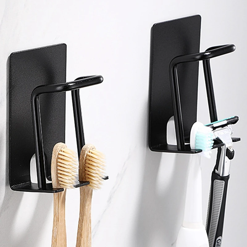 

2 Pack Electric Toothbrush Holder, Toothpaste Holder Bathroom Toothbrush Holder Wall Mounted Storage Set