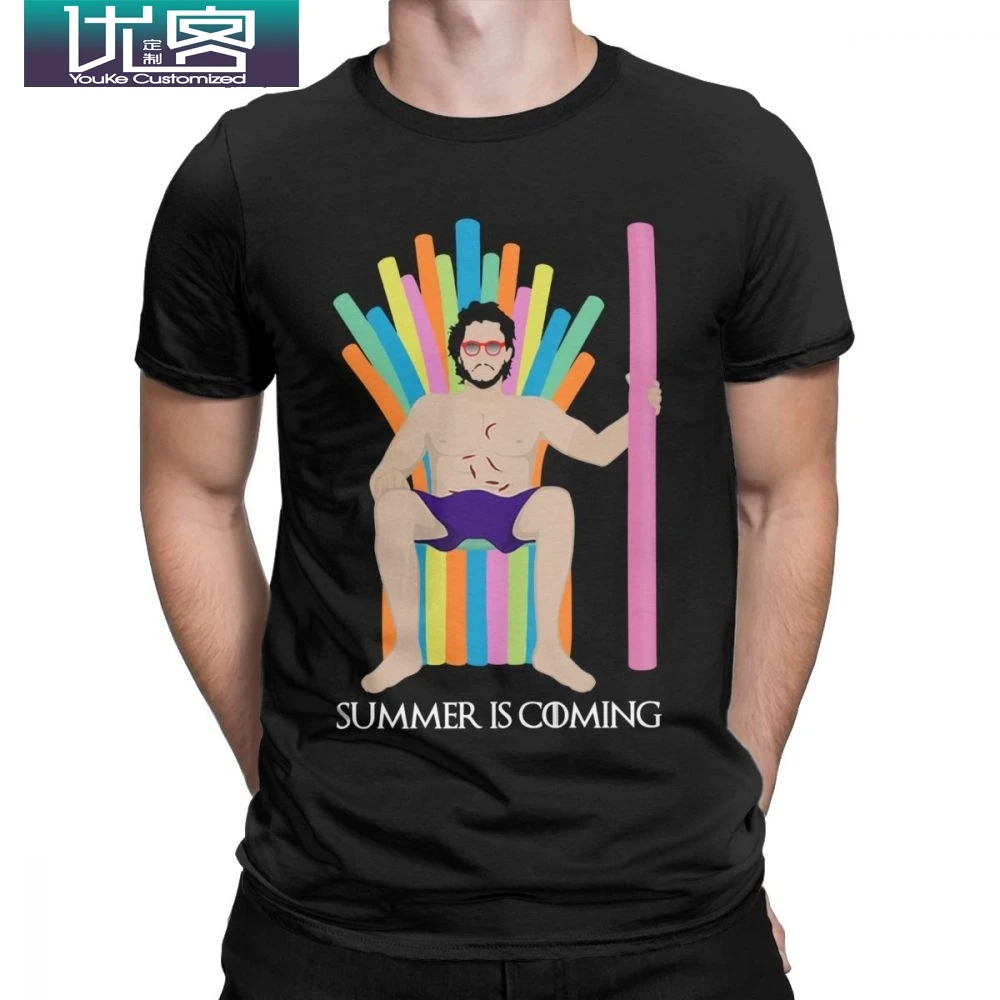 Мужская одежда с железным троном летняя зимняя футболка Забавный зажим