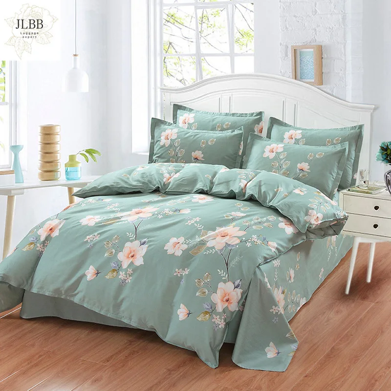 

Morning glory Beddingoutlet flowers 4pcs Bedding Sets Bed Sheet Duvet Cover Pillowcase Bedclothes Good quality and good sale
