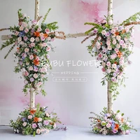 simulation flower dazzling arches floral wedding photo studio arch shooting props decorative artificial silk fake flowers