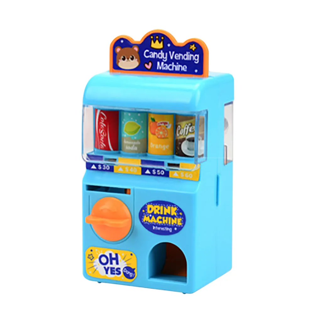 

Children's Toy Simulated Vending Machine Mini Children's Puzzle Game Pretend Play Simulation Sound Children's Puzzle Game Toys
