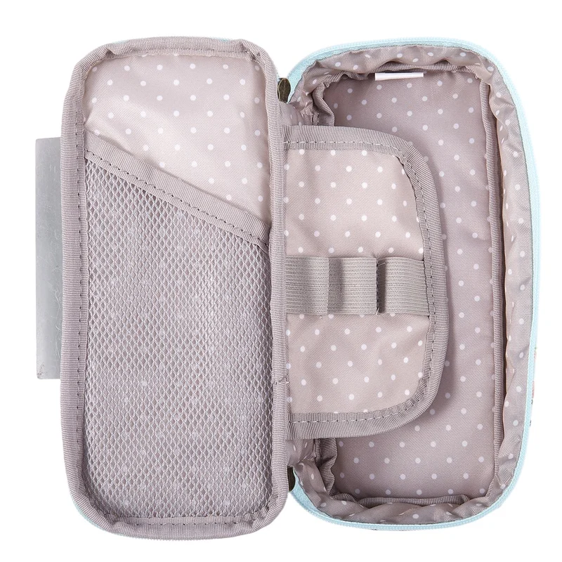 Чехол карандаш сумка для ручек косметичка на молнии офисный Органайзер с розами