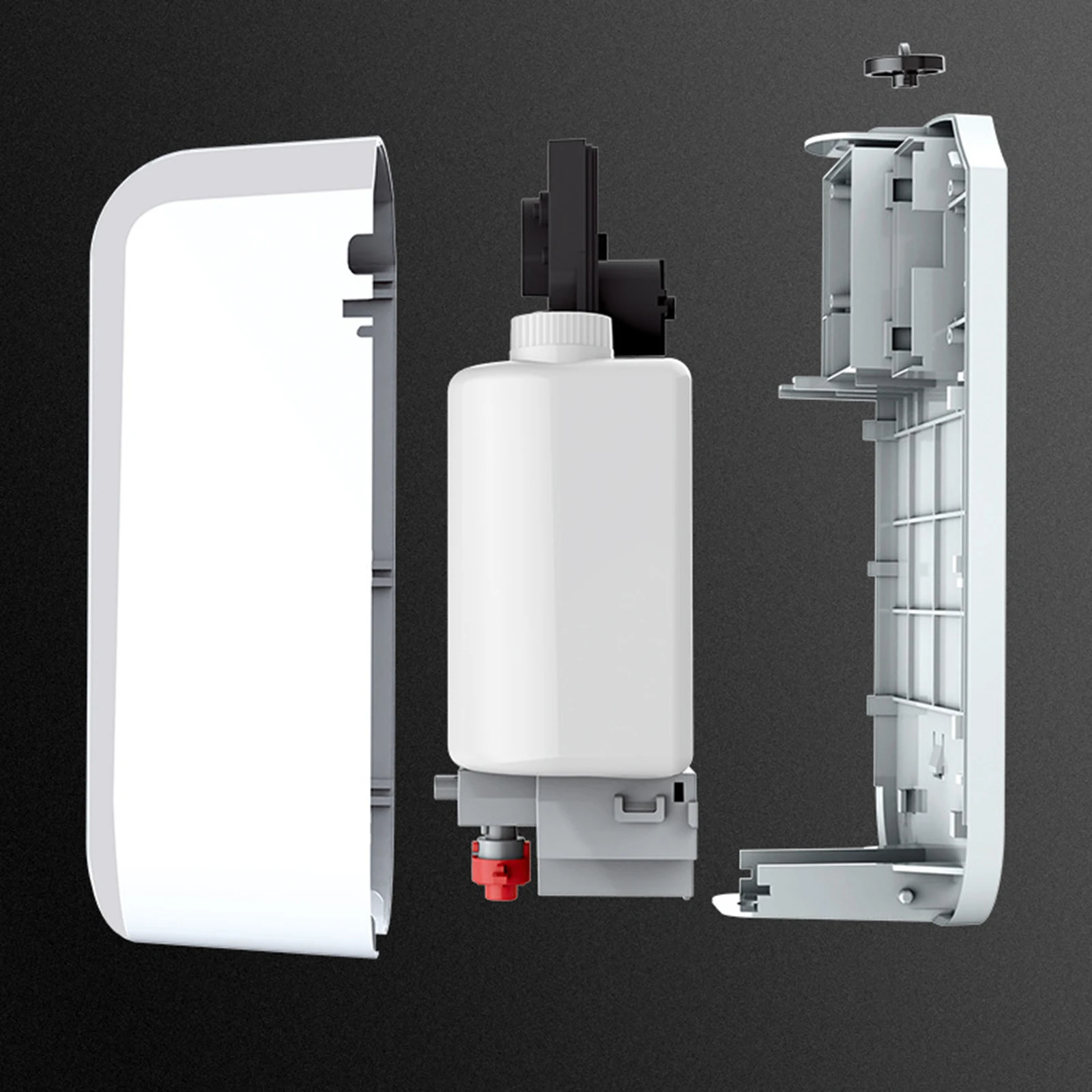 

Automatic Alcohol Dispenser with Body Temperature Measurement Touchless Soap Dispenser with Temperature Alarm 850ML MOWA889