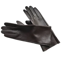 mens single layer real leather gloves mens medium long sheepskin gloves motorcycle gloves fashion 28cm basic