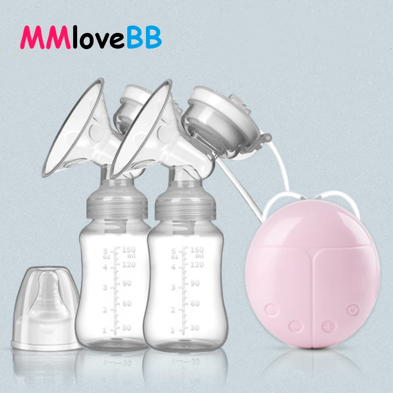 MMloveBB настоящий Bubee ручной Электрический молокоотсос с молочной бутылочкой для младенцев USB мощная грудь насосы для грудного вскармливания