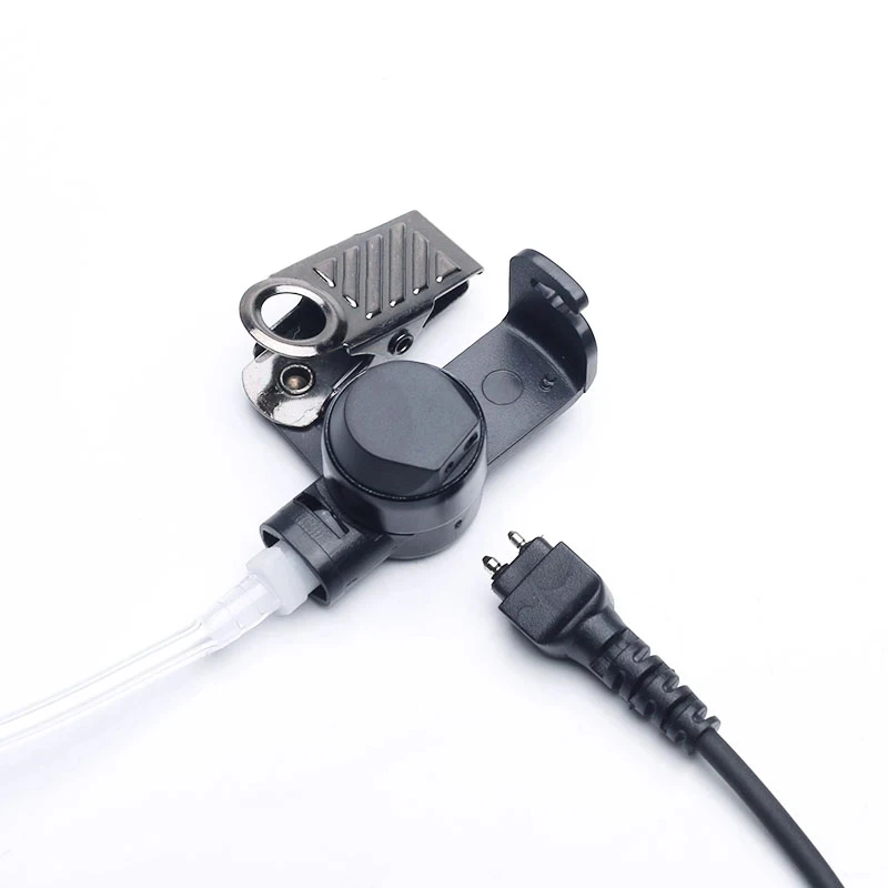 Police Air Tube Earpiece Microphone PTT Headset For Motorola Two Way Radio Walkie Talkie DP4400 DP4401 DP4600 DP4800 DP4801