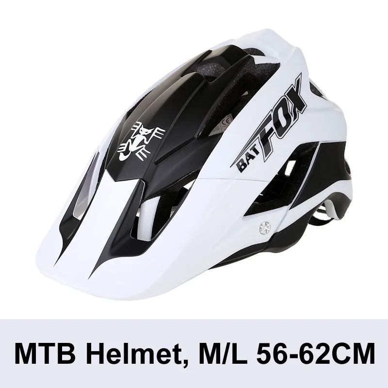 7 Batfox велосипедный шлем ультралегкий велосипедный шлем Casco Ciclismo интегрально-Формованный велосипедный шлем дорожный горный MTB шлем 56-62 см - Цвет: 7