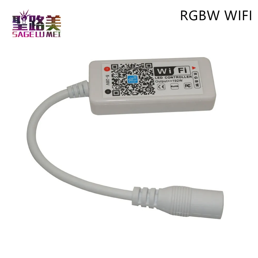 DC12-24V мини WIFI RGB RGBW RGBCW светодиодный контроллер RF ИК пульт дистанционного