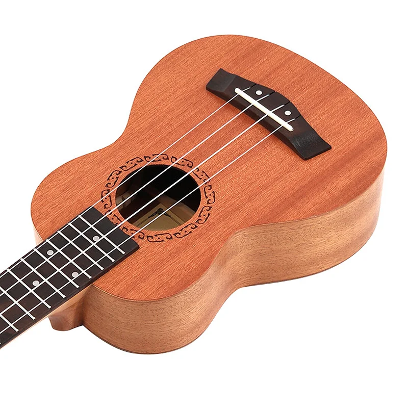 

21 Inch Soprano Ukulele Set Sapele Wood 21Inch Hawaii Uke 4 Strings Mini Guitar Rosewood Fingerboard Neck for Beginner