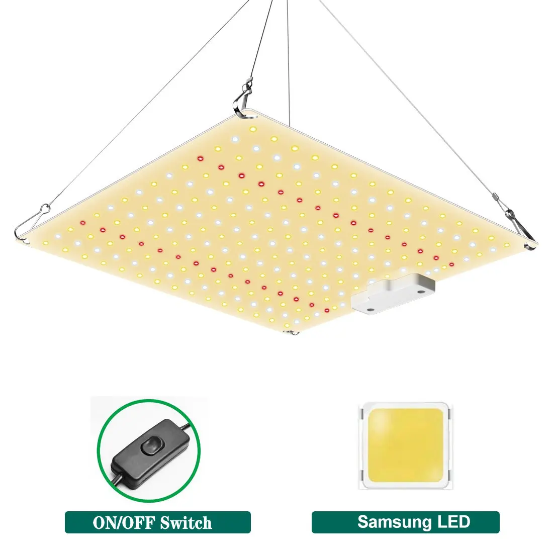 Newest LED Grow Light 600W With UV IR Full Spectrum Samsung Lm281b+ Chips For Indoor Plants VEG/Seedling/Flower