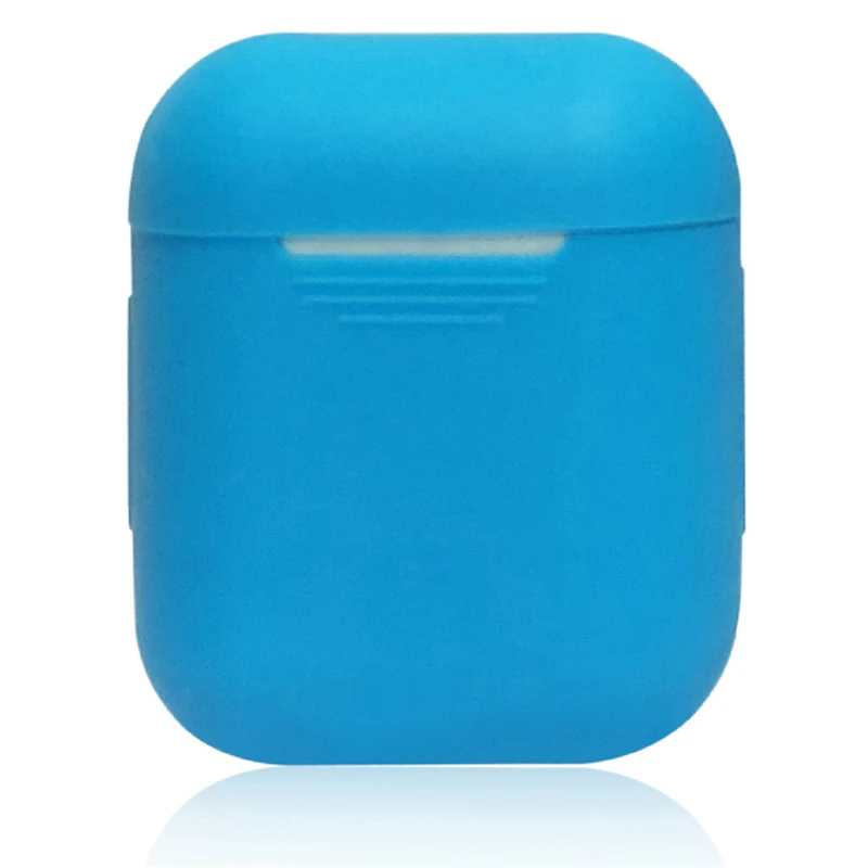 Sky-blue Силиконовый чехол Briame для Apple Airpods, ударопрочный чехол для Apple, гарнитура для Airpods, ультра тонкий защитный чехол для Air Pods - Цвет: Sky-blue