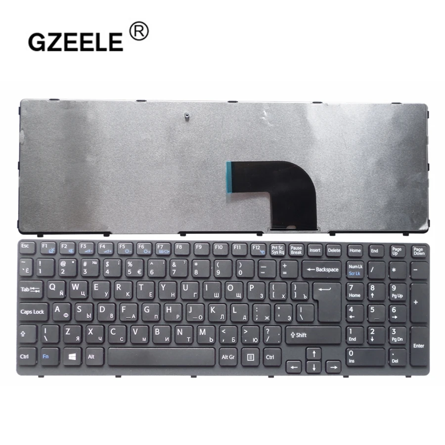 Клавиатура с русской раскладкой для SONY VAIO E15 SVE 15 SVE15 SVE151 149032851RU AEHK57002303A MP-11K73SU-920 |